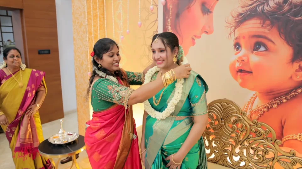 Baby shower ceremony highlights filmed by Allwin Raj