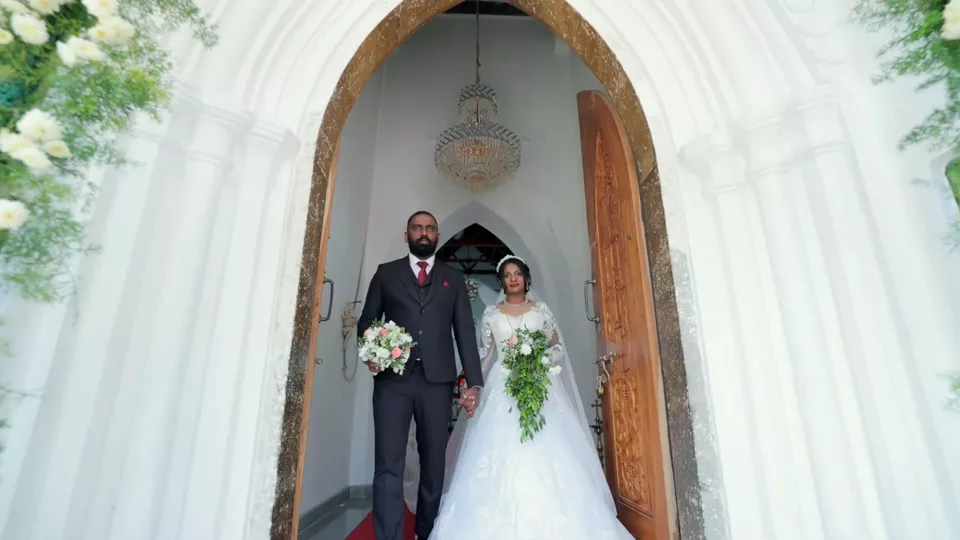 Wedding couple photographed by A. Allwin Raj, best photographer in Tirunelveli