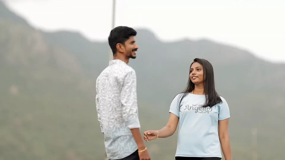 Post-wedding outdoor shoot near Tirunelveli hills