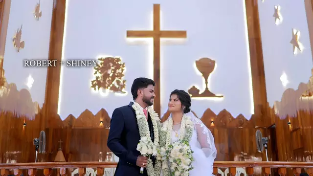 Cinematic wedding teaser filmed in church by Jeyam Graphics